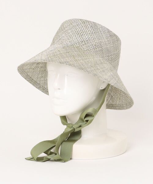 ORIENT MILLINERY(オリエント ミリナリー)の「《別注》IDYLL by ORIENT MILLINERY x ANTHONY PETO - フランス製ラミーキャプリーヌ(ハット・レディース・ブラック/パープル/ピンク/グリーン・57)」の9枚目の写真