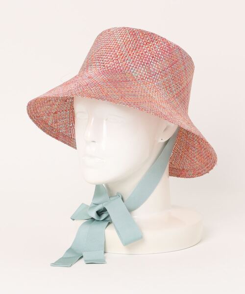 ORIENT MILLINERY(オリエント ミリナリー)の「《別注》IDYLL by ORIENT MILLINERY x ANTHONY PETO - フランス製ラミーキャプリーヌ(ハット・レディース・ブラック/パープル/ピンク/グリーン・57)」の6枚目の写真