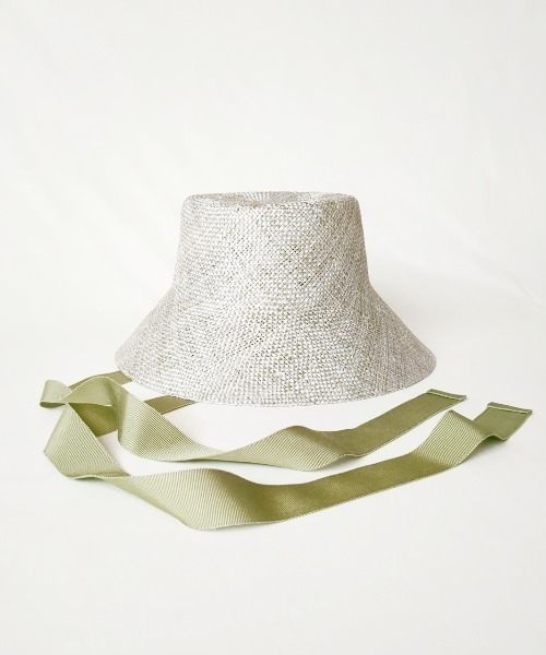 ORIENT MILLINERY(オリエント ミリナリー)の「《別注》IDYLL by ORIENT MILLINERY x ANTHONY PETO - フランス製ラミーキャプリーヌ(ハット・レディース・ブラック/パープル/ピンク/グリーン・57)」の14枚目の写真