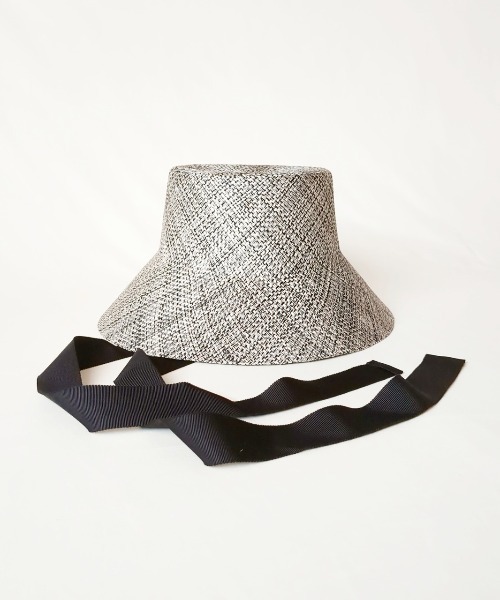 ORIENT MILLINERY(オリエント ミリナリー)の「《別注》IDYLL by ORIENT MILLINERY x ANTHONY PETO - フランス製ラミーキャプリーヌ(ハット・レディース・ブラック/パープル/ピンク/グリーン・57)」の16枚目の写真