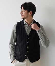 UNION STATION | ハイゲージウールブレンド ニットジレ(ベスト)