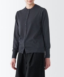 無印良品（ムジルシリョウヒン）の「婦人　洗えるウールハイゲージクルーネックカーディガン（カーディガン/ボレロ・レディース）」