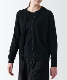 無印良品 | 婦人　洗えるウールハイゲージクルーネックカーディガン(カーディガン/ボレロ)