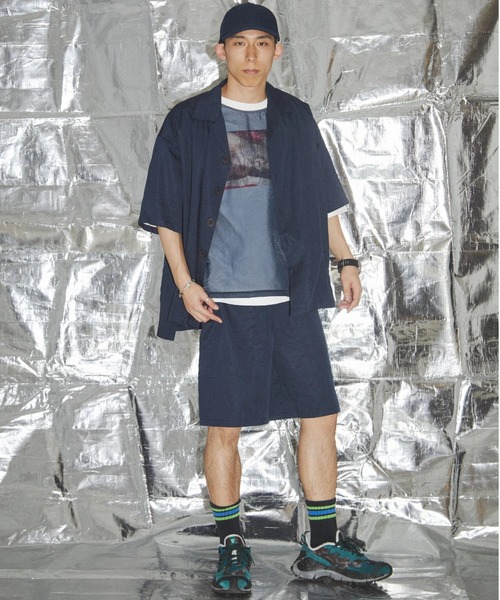 L.H.P(エルエイチピー)の「neuron/ニュウロン/シャツパンツ(その他パンツ・レディース・ネイビー・F)」の4枚目の写真