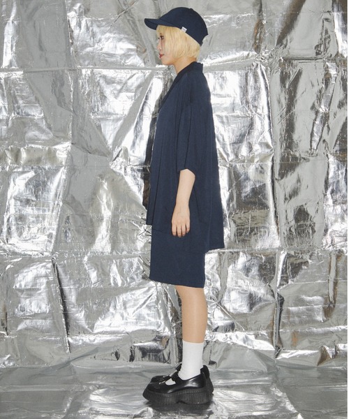L.H.P(エルエイチピー)の「neuron/ニュウロン/シャツパンツ(その他パンツ・レディース・ネイビー・F)」の6枚目の写真