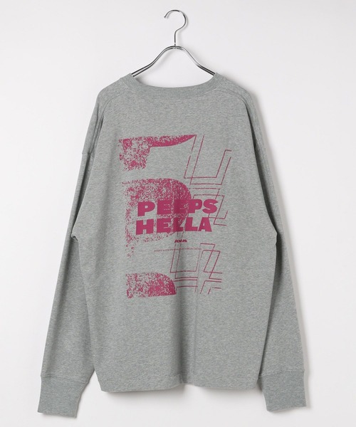 HEREIAM（ヘレイアム）の「【HEREIAM】UNISEX／PEEPSロングスリーブ（Tシャツ/カットソー・レディース・ブラック/グレー/オフホワイト・FREE）」の17枚目の写真