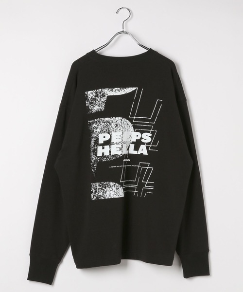 HEREIAM（ヘレイアム）の「【HEREIAM】UNISEX／PEEPSロングスリーブ（Tシャツ/カットソー・レディース・ブラック/グレー/オフホワイト・FREE）」の15枚目の写真