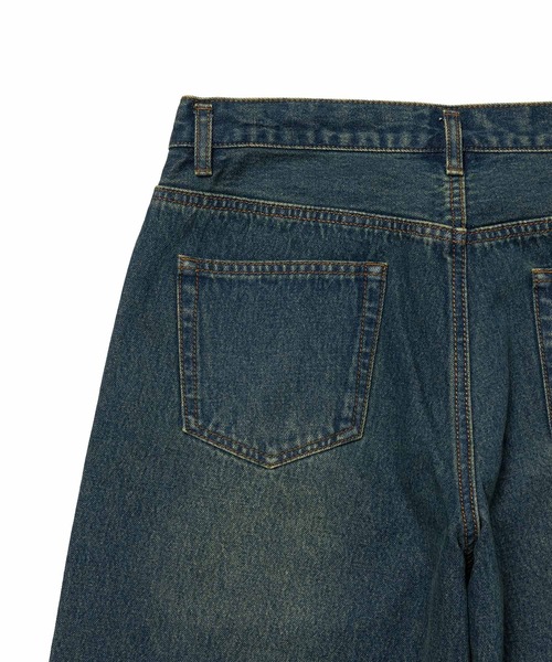 JUNRED（ジュンレッド）の「【サイズ追加・セットアップ対応】オーバーダイワイドデニムパンツ（デニムパンツ・メンズ・ネイビー/グレー/ブラウン/サックスブルー・S/M/L/XL）」の11枚目の写真