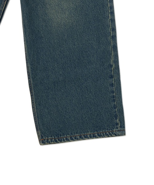 JUNRED（ジュンレッド）の「【サイズ追加・セットアップ対応】オーバーダイワイドデニムパンツ（デニムパンツ・メンズ・ネイビー/グレー/ブラウン/サックスブルー・S/M/L/XL）」の12枚目の写真