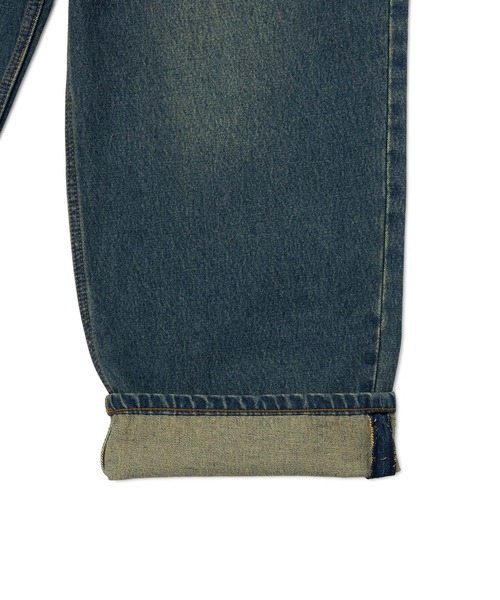 JUNRED（ジュンレッド）の「【サイズ追加・セットアップ対応】オーバーダイワイドデニムパンツ（デニムパンツ・メンズ・ネイビー/グレー/ブラウン/サックスブルー・S/M/L/XL）」の13枚目の写真