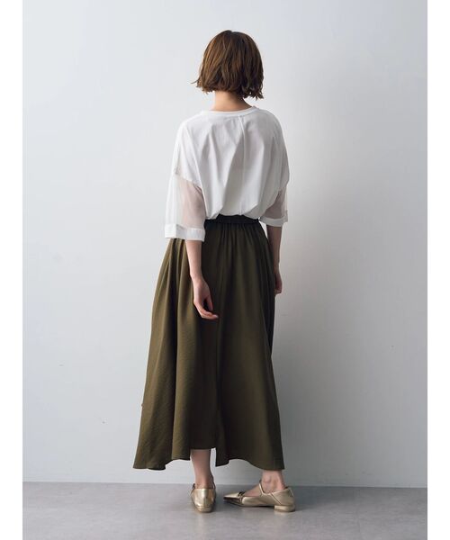 Editt by YECCA VECCA（エディットバイイェッカヴェッカ）の「アシメデザインスカート（スカート・レディース・ブラック/カーキ・FREE）」の10枚目の写真