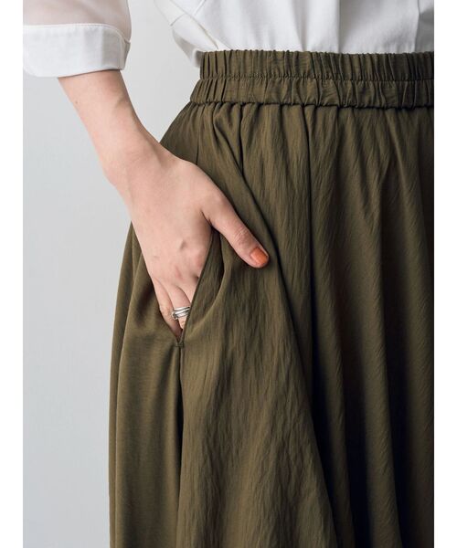 Editt by YECCA VECCA（エディットバイイェッカヴェッカ）の「アシメデザインスカート（スカート・レディース・ブラック/カーキ・FREE）」の13枚目の写真