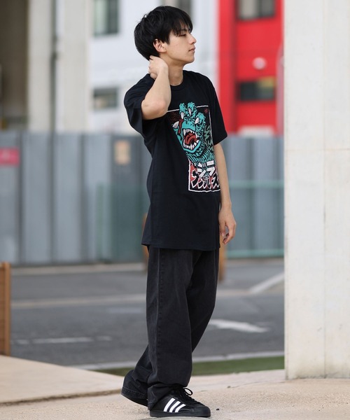 GODZILLAコラボ】SANTACRUZ/サンタクルーズ 半袖Tee フロントプリント