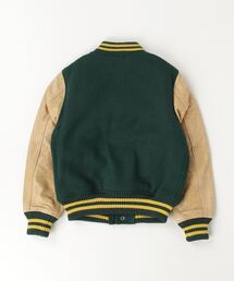 ラルフローレン　キッズ　ウールブレンド レザースリーブ ジャケット　新品 ラルフローレン キッズ ウールブレンド レザースリーブ