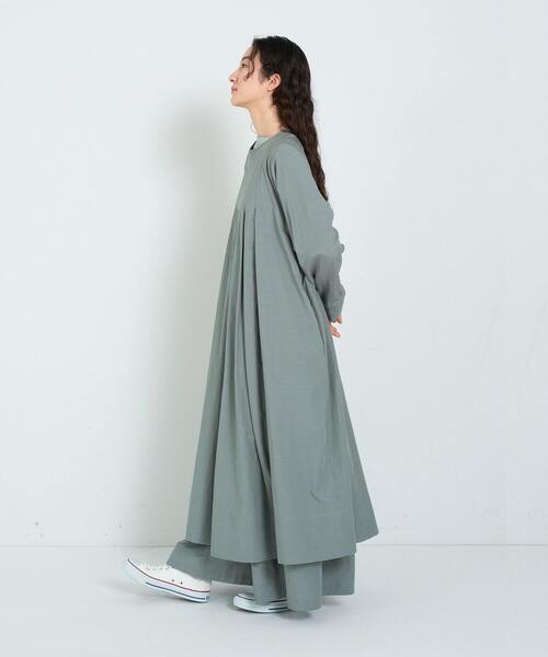 conges payes ADIEU TRISTESSE(コンジェ ペイエ アデュートリステス)の「ボックスタックワンピース(ワンピース・レディース・ブラウン/カーキ・38)」の11枚目の写真