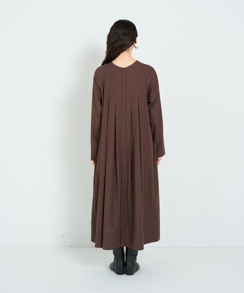 conges payes ADIEU TRISTESSE(コンジェ ペイエ アデュートリステス)の「ボックスタックワンピース(ワンピース・レディース・ブラウン/カーキ・38)」の20枚目の写真