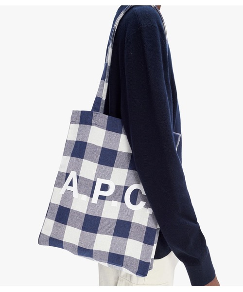 A.P.C.(アーペーセー)の「TOTE LOU/(トートバッグ・レディース・ダークネイビー・ONESIZE)」の2枚目の写真