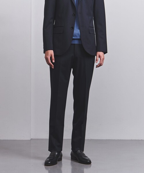 UNITED ARROWS(ユナイテッドアローズ)の「3シーズン ノープリーツパンツ COMFORT EASY-MODEL -2WAYストレッチ・撥水-(スーツパンツ・メンズ・ダークグレー/ネイビー・46/48/50/52/44/54)」の10枚目の写真