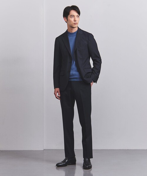 UNITED ARROWS(ユナイテッドアローズ)の「3シーズン ノープリーツパンツ COMFORT EASY-MODEL -2WAYストレッチ・撥水-(スーツパンツ・メンズ・ダークグレー/ネイビー・46/48/50/52/44/54)」の9枚目の写真
