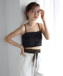 2way satin bare top / 2wayサテンベアトップ