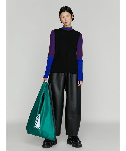 UN3D.(アンスリード)の「BI-COLOR ECO-BAG L / バイカラーエコバッグL(エコバッグ/サブバッグ・レディース・オレンジ/グリーン/ブルー・FREE)」の5枚目の写真