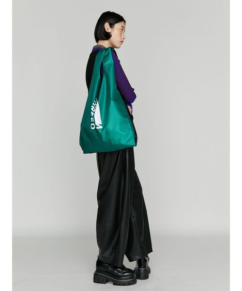 UN3D.(アンスリード)の「BI-COLOR ECO-BAG L / バイカラーエコバッグL(エコバッグ/サブバッグ・レディース・オレンジ/グリーン/ブルー・FREE)」の6枚目の写真
