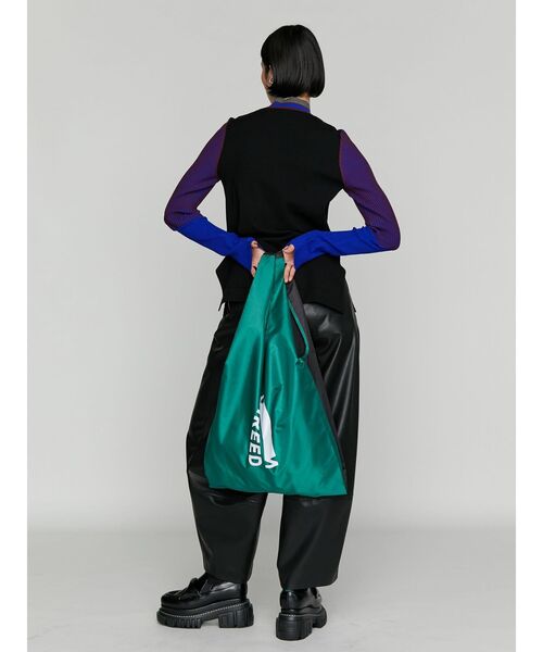 UN3D.(アンスリード)の「BI-COLOR ECO-BAG L / バイカラーエコバッグL(エコバッグ/サブバッグ・レディース・オレンジ/グリーン/ブルー・FREE)」の7枚目の写真