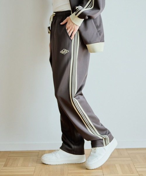 KANGOL SPORT】サイドライントラックパンツ《UV対策・ストレッチ