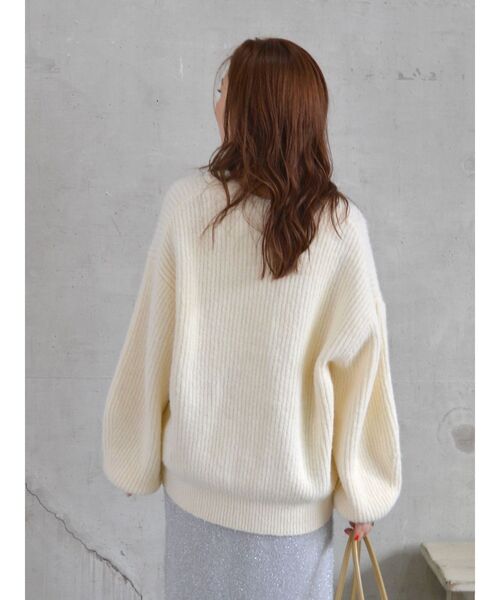 深Vネックルーズニット（ニット/セーター）｜Ungrid（アングリッド