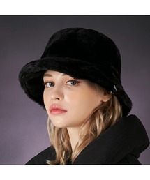 VARZAR | ファーロゴポイントバケットハット Fur logo point bucket hat(ハット)