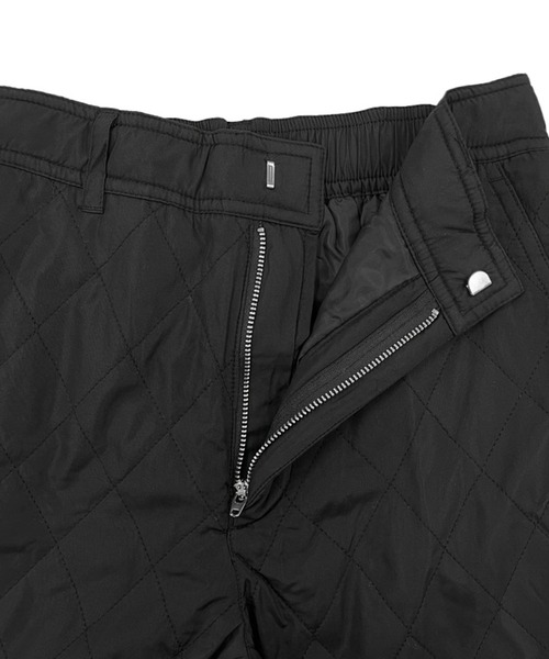 DAY CLOSET（デイ クローゼット）の「レディース きれいめシルエット。キルティングテーパードパンツ（その他パンツ・レディース・ブラック/ホワイト・L/M/S）」の5枚目の写真