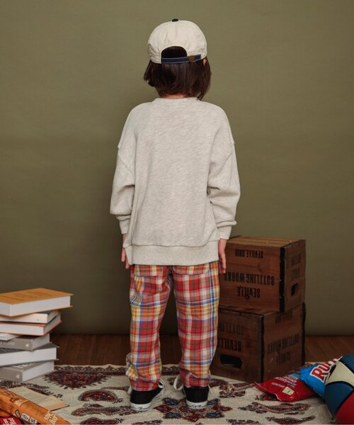 BREEZE(ブリーズ)の「2タックチェックパンツ(その他パンツ・キッズ・グリーン/オレンジ・80/90/100/110/120/130/140/150)」の3枚目の写真