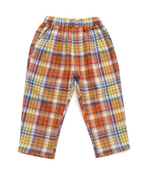 BREEZE(ブリーズ)の「2タックチェックパンツ(その他パンツ・キッズ・グリーン/オレンジ・80/90/100/110/120/130/140/150)」の15枚目の写真