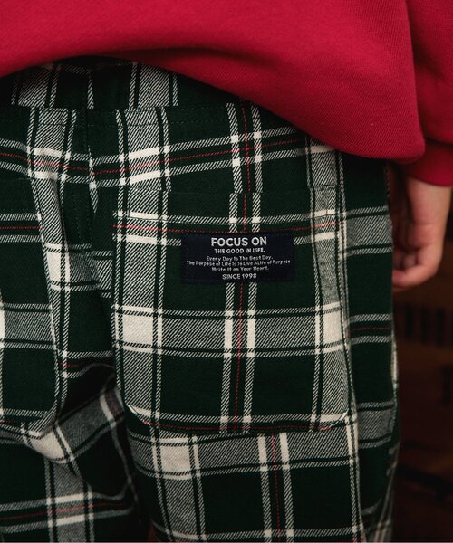 BREEZE(ブリーズ)の「2タックチェックパンツ(その他パンツ・キッズ・グリーン/オレンジ・80/90/100/110/120/130/140/150)」の19枚目の写真