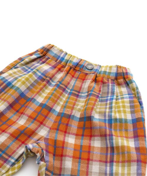 BREEZE(ブリーズ)の「2タックチェックパンツ(その他パンツ・キッズ・グリーン/オレンジ・80/90/100/110/120/130/140/150)」の20枚目の写真