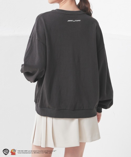 Honeys（ハニーズ）の「トムとジェリー／スウェットトップス（スウェット・レディース・スミクロ/ネイビー/レッド/アイボリー・S/M/L）」の15枚目の写真