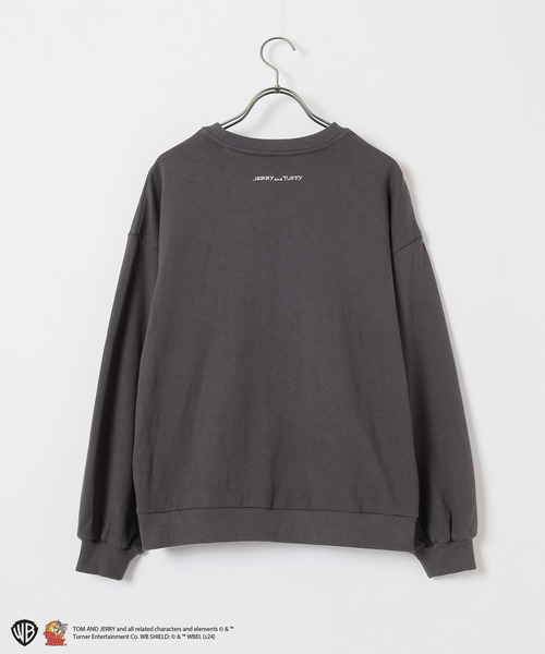 Honeys（ハニーズ）の「トムとジェリー／スウェットトップス（スウェット・レディース・スミクロ/ネイビー/レッド/アイボリー・S/M/L）」の17枚目の写真