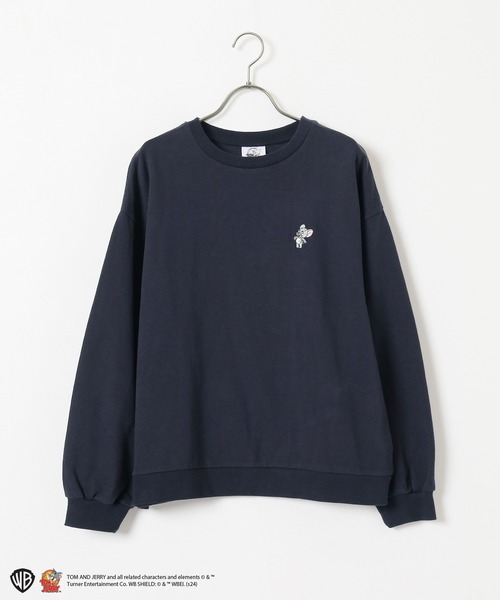 Honeys（ハニーズ）の「トムとジェリー／スウェットトップス（スウェット・レディース・スミクロ/ネイビー/レッド/アイボリー・S/M/L）」の20枚目の写真