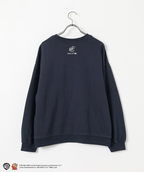 Honeys（ハニーズ）の「トムとジェリー／スウェットトップス（スウェット・レディース・スミクロ/ネイビー/レッド/アイボリー・S/M/L）」の21枚目の写真