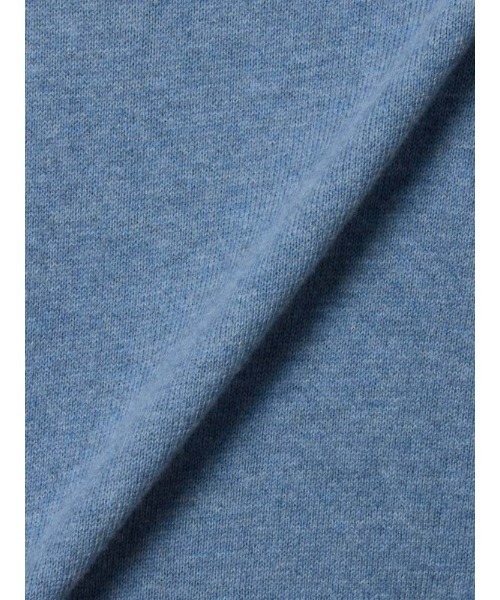 【セール】TRANS CONTINETNS バイカラーカシミヤ混タートルネックニット ホワイト/ブルー（ニット/セーター）｜TRANS CONTINENTS（トランスコンチネンツ）