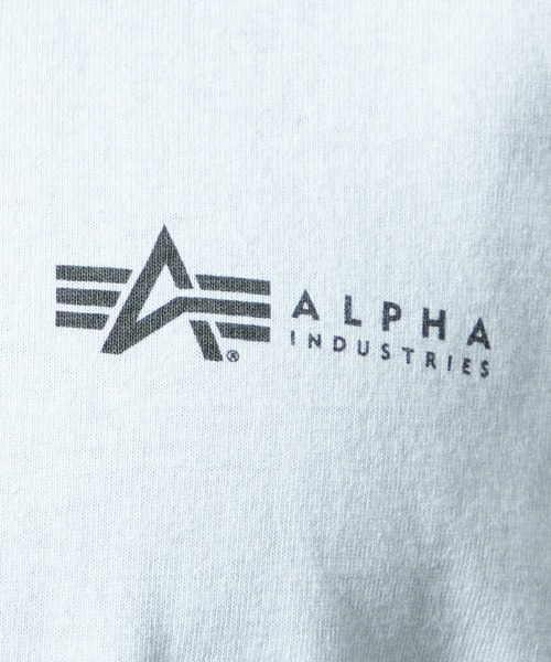 Alpha Industries（アルファインダストリーズ）の「パッチプリントTシャツ 長袖（Tシャツ/カットソー・メンズ・ブラック/ホワイト/グリーン・MEDIUM/LARGE/X-LARGE）」の20枚目の写真