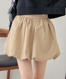 Chico | 【新色追加/低身長・高身長サイズあり】ナイロンバルーンミニスカート(スカート)