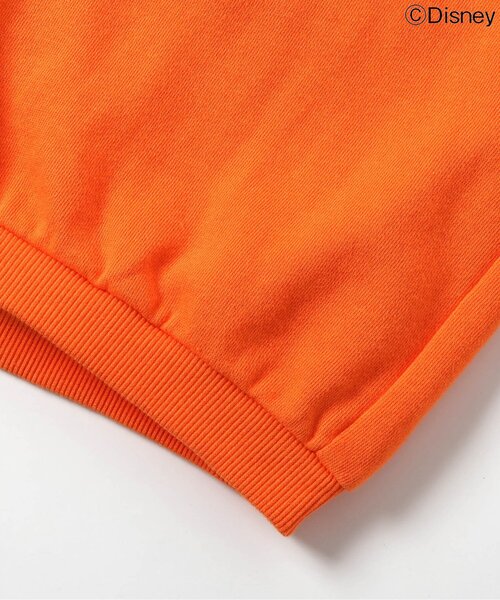 Disney（ディズニー）の「WEB限定 ディズニーキャラクター/フードボアパーカー（パーカー・キッズ・チャコール/オレンジ・90/100/110/120/80/130/140）」の12枚目の写真
