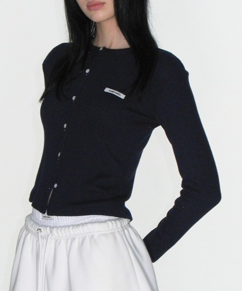 CRANK（クランク）の「韓国ブランド CRANK クランク KNIT STUD BUTTON