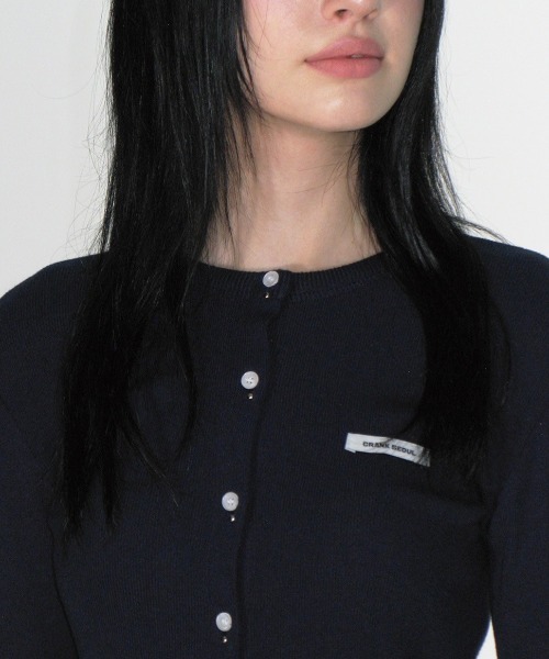 CRANK（クランク）の「韓国ブランド CRANK クランク KNIT STUD BUTTON