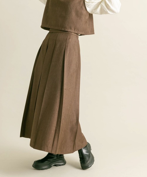 KBF（ケイビーエフ）の「ベストセパレートワンピース（ワンピース・レディース・チャコールグレー/ダークブラウン/ベージュ/ブラウン系その他/ベージュ系その他・36/38）」の13枚目の写真