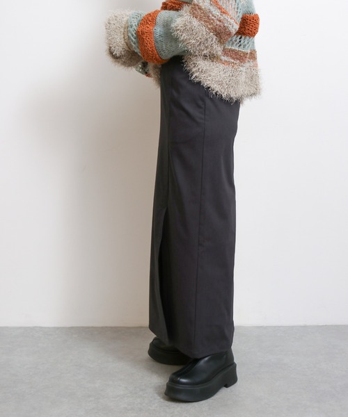 Ungrid（アングリッド）の「アイラインスカート（スカート・レディース・グレー/チャコールグレー/ネイビー・マルチサイズ）」の7枚目の写真