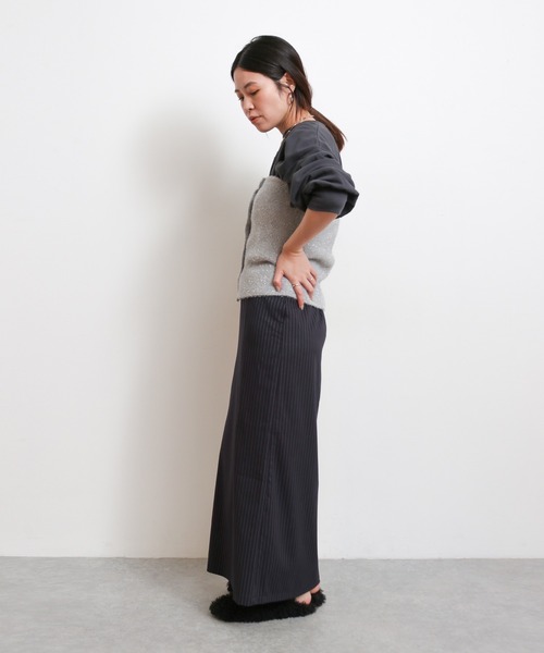 Ungrid（アングリッド）の「アイラインスカート（スカート・レディース・グレー/チャコールグレー/ネイビー・マルチサイズ）」の11枚目の写真