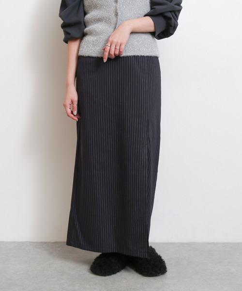Ungrid（アングリッド）の「アイラインスカート（スカート・レディース・グレー/チャコールグレー/ネイビー・マルチサイズ）」の13枚目の写真