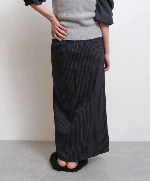 Ungrid（アングリッド）の「アイラインスカート（スカート・レディース・グレー/チャコールグレー/ネイビー・マルチサイズ）」の14枚目の写真